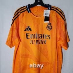 Real Madrid Jersey Mens XL Orange Soccer Adidas Modric 10 23/24 Heat. RDY