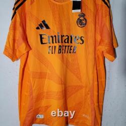 Real Madrid Jersey Mens XL Orange Soccer Adidas Modric 10 23/24 Heat. RDY