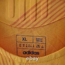 Real Madrid Jersey Mens XL Orange Soccer Adidas Modric 10 23/24 Heat. RDY