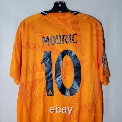 Real Madrid Jersey Mens XL Orange Soccer Adidas Modric 10 23/24 Heat. RDY