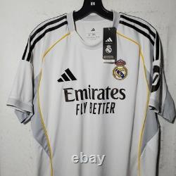 Real Madrid Jersey Mens XL White Soccer Adidas Mbappe 10 AEROREADY HP Emirates