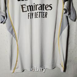 Real Madrid Jersey Mens XL White Soccer Adidas Mbappe 10 AEROREADY HP Emirates
