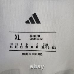 Real Madrid Jersey Mens XL White Soccer Adidas Mbappe 10 AEROREADY HP Emirates