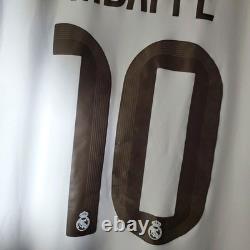 Real Madrid Jersey Mens XL White Soccer Adidas Mbappe 10 AEROREADY HP Emirates