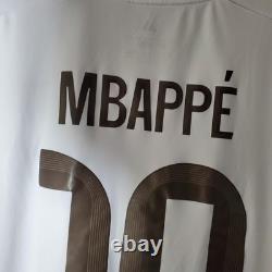 Real Madrid Jersey Mens XL White Soccer Adidas Mbappe 10 AEROREADY HP Emirates