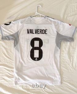 Real Madrid Jersey Player/Match Version (2025/2026) Valverde #8 Size XL (Home)