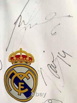 Real Madrid Jersey Shirt Signed by Karim Benzema & Sergio Ramos Season 2011/2012