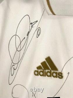 Real Madrid Jersey Shirt Signed by Karim Benzema & Sergio Ramos Season 2011/2012