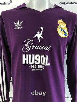 Real Madrid Jersey Signed by Hugo Sánchez Certificate of Authenticity Mexico