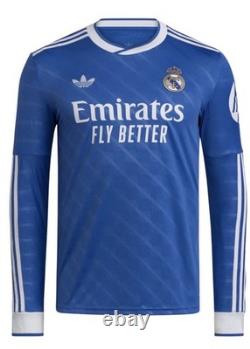 Real Madrid Jude Bellingham #5 Bluebird Third Long Sleeve Authentic Jersey