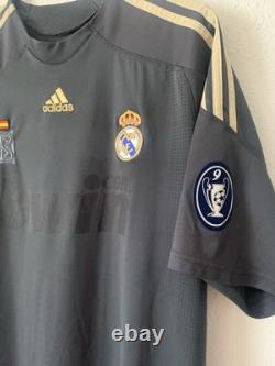 Real Madrid KAKA soccer jersey 2008/09 Champions League 3rd Kit Adidas Size L