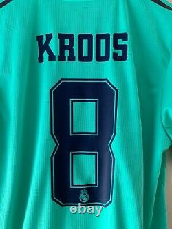 Real Madrid KROOS #8 2019 2020 AUTHENTIC Jersey Camiseta Adidas NEW