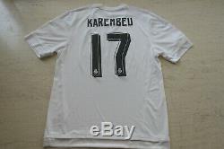 Real Madrid Karembeu Match Worn/issue Shirt