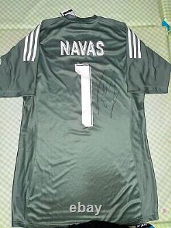 Real Madrid Keylor Navas Costa Rica Autographed Adidas Jersey Size M With Proof