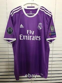 Real Madrid Kovacic Croatia Shirt CL Adidas Player Issue Shirt Adizero Jersey