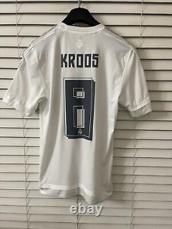 Real Madrid Kroos 6 Germany Liga Player Issue Adizero Jersey Shirt
