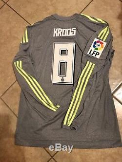 Real Madrid Kroos Bayern Munchen Player Issue Adizero Shirt Match Unworn Jersey