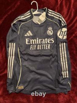 Real Madrid Kylian Mbappe Authentic Away Soccer Jersey