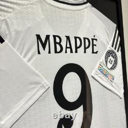 Real Madrid Kylian Mbappe Jersey Framed, Kylian Mbappe Shirt Framed