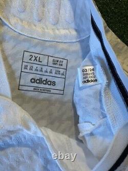 Real Madrid Kylian Mbappe Super Cup Final 24/25 Home Jersey Size 2XL IX8095 NWOT