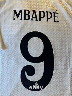 Real Madrid Kylian Mbappe Super Cup Final 24/25 Home Jersey Size XL IX8095 NWOT