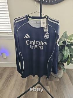 Real Madrid Long Sleeve Away Kit 25/26 Fan Edition XL