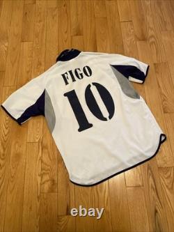 Real Madrid Luis Figo 2000/2001 Large Jersey Teka Authentic