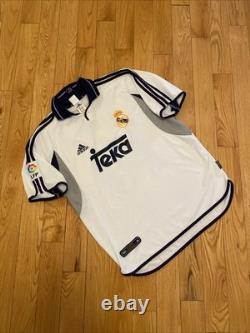 Real Madrid Luis Figo 2000/2001 Large Jersey Teka Authentic