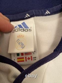 Real Madrid Luis Figo 2000/2001 Large Jersey Teka Authentic