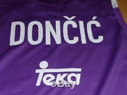 Real Madrid Luka Doncic #7 Adidas AUTHENTIC Jersey EuroLeague Basketball NBA L M