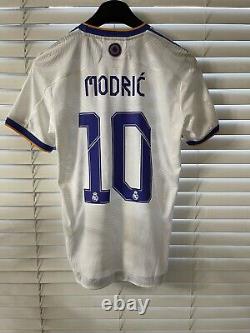 Real Madrid Luka Modric CL Winners Player Issue Heat Ready Shirt Football Jersey