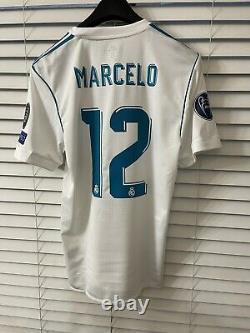 Real Madrid Marcelo 8 Shirt CL Adidas Player Issue Shirt Adizero Jersey
