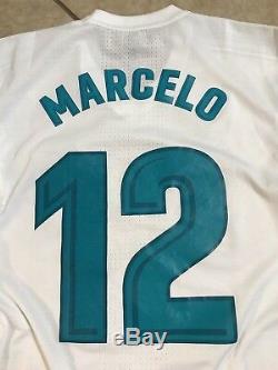 Real Madrid Marcelo Prepared Player Issue Formotion Match Shirt Football Jersey