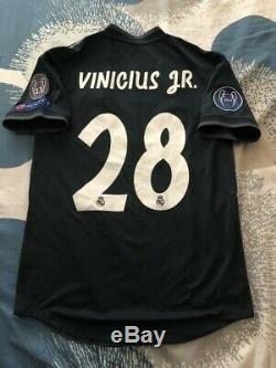 Real Madrid Match Issued Jersey (Away) issued for Vinicius 18/19