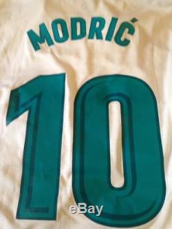 Real Madrid Match Worn Jersey Shirt Luka Modric-2018