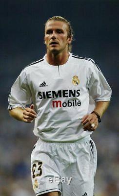 Real Madrid Match Worn Shirt Trikot Jersey Spain Espana Frendly Match 2004