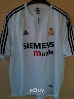 Real Madrid Match Worn Shirt Trikot Jersey Spain Espana Frendly Match 2004