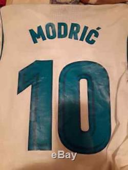 Real Madrid Match Worn Trikot Jersey Luka Modric-unwashed-2017-18