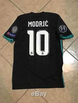 Real Madrid Modric Croatia Player Issue Adizero Match Unworn Prepared Shirt