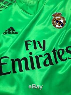 Real Madrid Navas 8 PSG Goalkeeper Player Issue Jersey Adizero Football Shirt