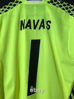 Real Madrid Navas 8 Psg Player Issue Goalkeeper Jersey Adizero Football Shirt