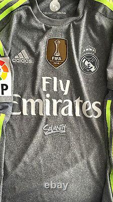 Real Madrid Official 2015-2016 Away Shirt Ronaldo Long Sleeve Jersey (S) LS