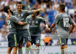 Real Madrid Official 2015-2016 Away Shirt Ronaldo Long Sleeve Jersey (S) LS