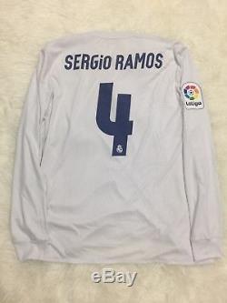 Real Madrid Parley 2016 Football Shirt Jersey Match Issued Not Worn Long Sleeves