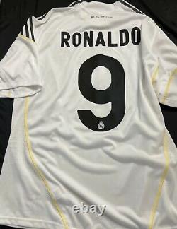 Real Madrid Player Issue 2009 Ronaldo Shirt Formotion Jersey