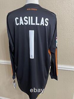 Real Madrid Player Issue Formotion Casillas Shirt Football Adidas Jersey