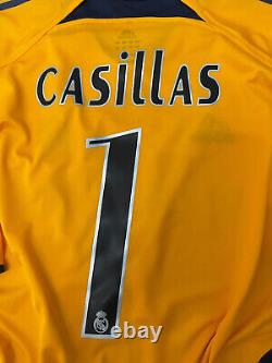 Real Madrid Player Issue Formotion L Shirt Goalkeeper Iker Casillas Jersey