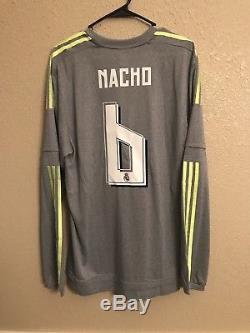 Real Madrid Player Issue Nacho Spain Shirt Adizero Jersey Trikot Match Unworn
