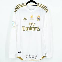 Real Madrid Player Issue Shirt Final Supercopa 2020 #4 SERGIO RAMOS L Jersey