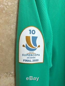 Real Madrid Ramos 2019-2020 Spain Super Cup Climachill player issue 3rd jersey